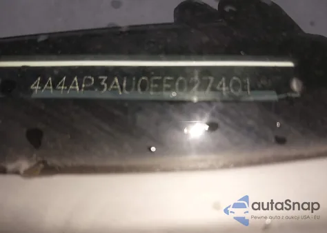 2014 Mitsubishi Outlander Sport Es z USA, uszkodzony, nr VIN 4A4AP3AU0EE027401